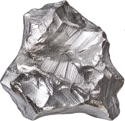 Raw aluminium material detail